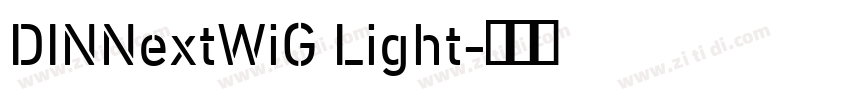 DINNextWiG Light字体转换